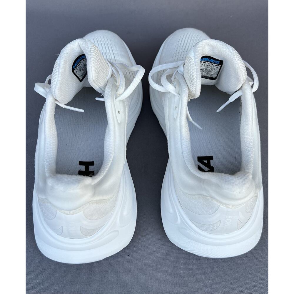 Hoka One One Bondi 9 Running Shoes White Men's Size 8 D US Size - Picture 10 of 11